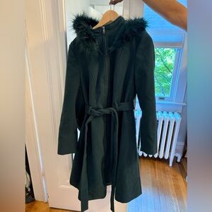 City Chic Coat. Emerald Green. NWT